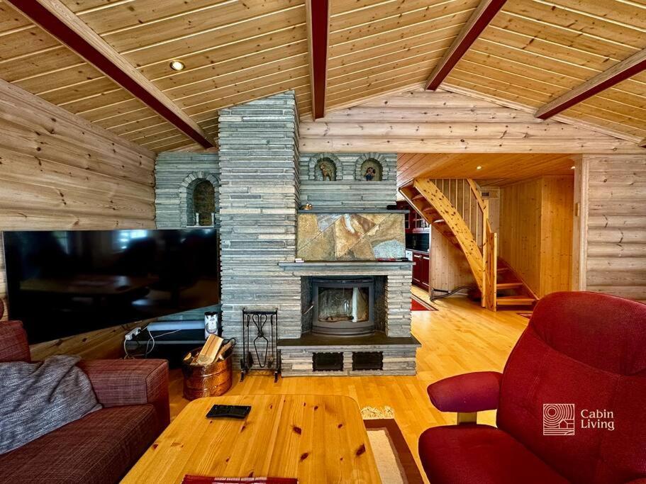 Large Cabin Sjusjoen Best View, Sauna, Ski Inout Zewnętrze zdjęcie
