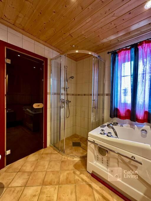 Large Cabin Sjusjoen Best View, Sauna, Ski Inout Zewnętrze zdjęcie