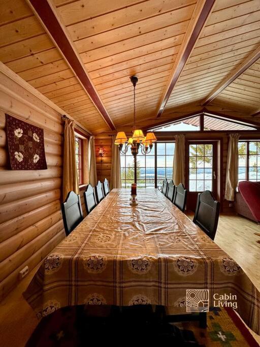 Large Cabin Sjusjoen Best View, Sauna, Ski Inout Zewnętrze zdjęcie